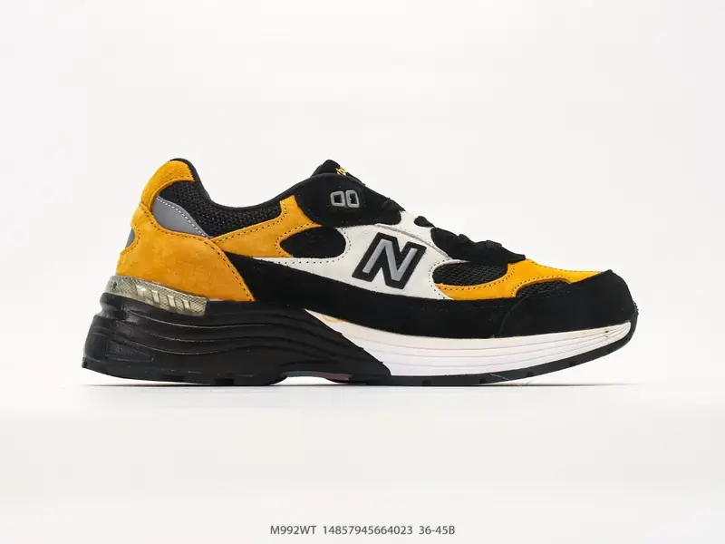 New Balance Chaussures de sport Rétro Respirant Cuir M992WT #14857945664023